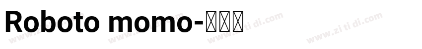 Roboto momo字体转换